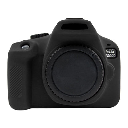 PULUZ Soft Silicone Protective Case for Canon EOS 3000D / 4000D(Black) by PULUZ