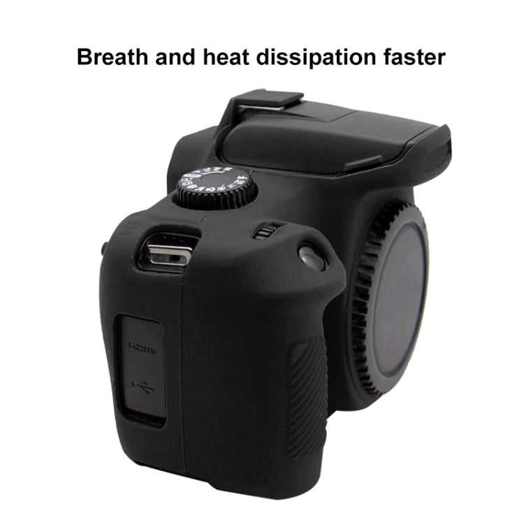 PULUZ Soft Silicone Protective Case for Canon EOS 3000D / 4000D(Black) by PULUZ