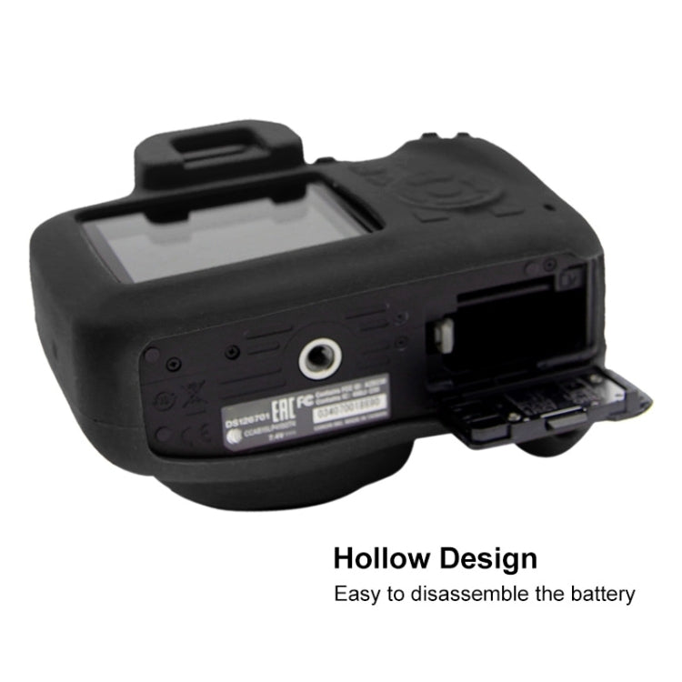 PULUZ Soft Silicone Protective Case for Canon EOS 3000D / 4000D(Black) by PULUZ