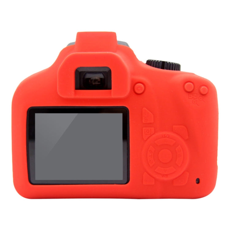 PULUZ Soft Silicone Protective Case for Canon EOS 3000D / 4000D(Red) by PULUZ