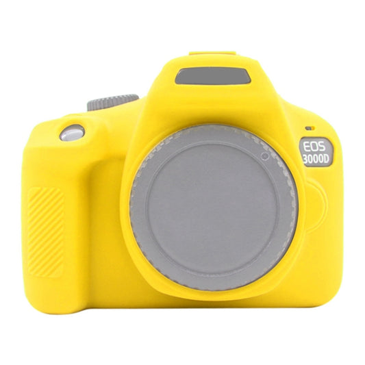 PULUZ Soft Silicone Protective Case for Canon EOS 3000D / 4000D(Yellow) by PULUZ
