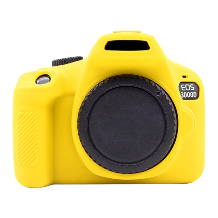 PULUZ Soft Silicone Protective Case for Canon EOS 3000D / 4000D(Yellow) by PULUZ