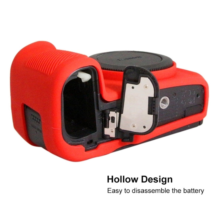 PULUZ Soft Silicone Protective Case for Canon EOS R(Red) by PULUZ