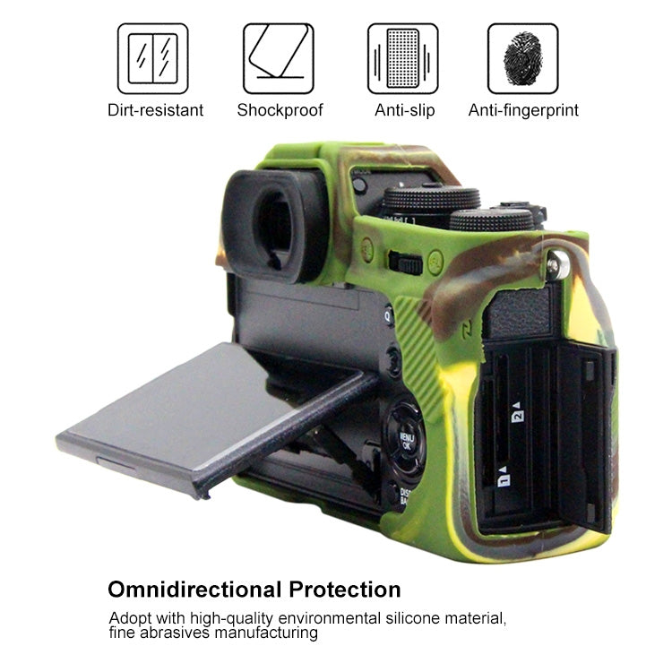 PULUZ Soft Silicone Protective Case for FUJIFILM XT3(Camouflage) by PULUZ