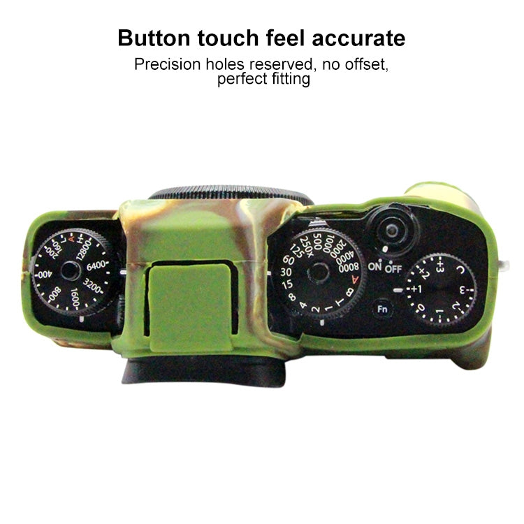 PULUZ Soft Silicone Protective Case for FUJIFILM XT3(Camouflage) by PULUZ