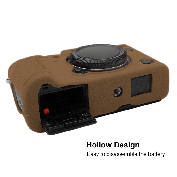 PULUZ Soft Silicone Protective Case for FUJIFILM XT3(Coffee) by PULUZ