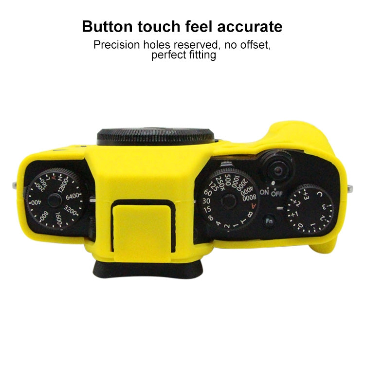 PULUZ Soft Silicone Protective Case for FUJIFILM XT3(Yellow) by PULUZ