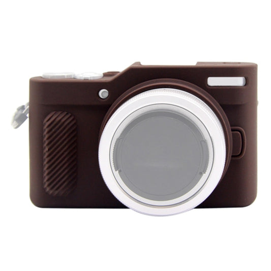 PULUZ Soft Silicone Protective Case for Panasonic Lumix GF10(Coffee) by PULUZ