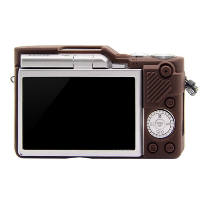PULUZ Soft Silicone Protective Case for Panasonic Lumix GF10(Coffee) by PULUZ