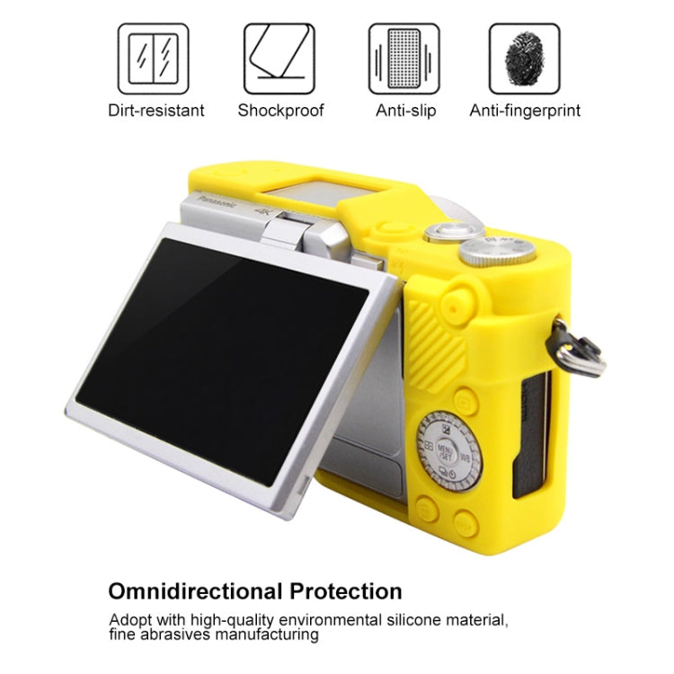 PULUZ Soft Silicone Protective Case for Panasonic Lumix GF10(Yellow) by PULUZ