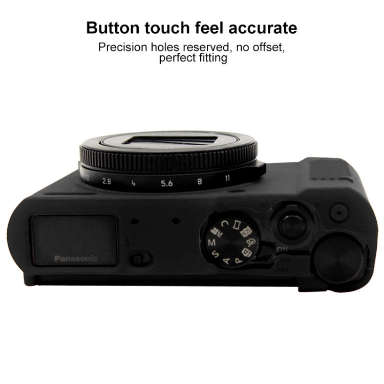 PULUZ Soft Silicone Protective Case for Panasonic Lumix LX10(Black) by PULUZ