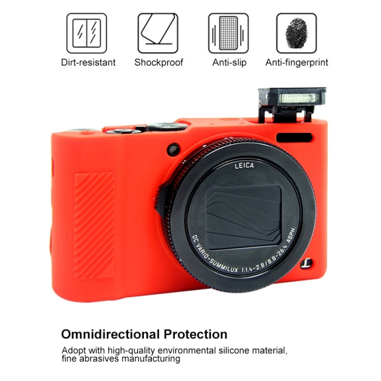 PULUZ Soft Silicone Protective Case for Panasonic Lumix LX10(Red) by PULUZ