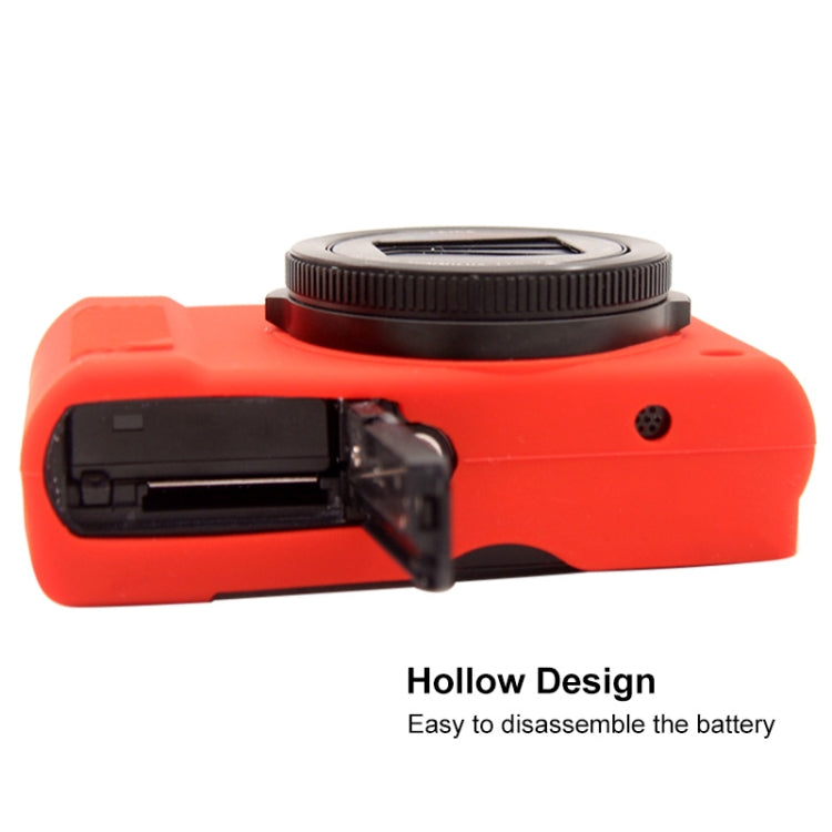 PULUZ Soft Silicone Protective Case for Panasonic Lumix LX10(Red) by PULUZ
