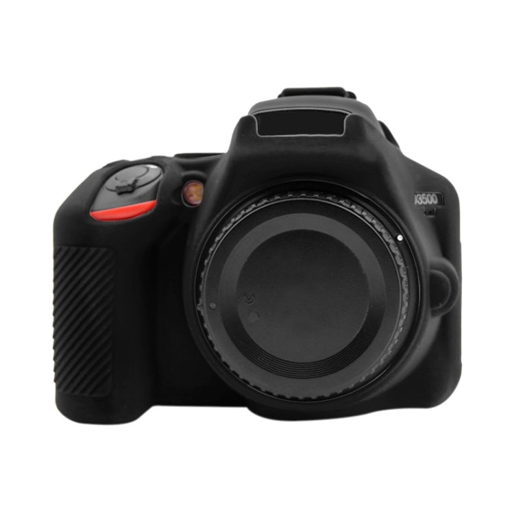 PULUZ Soft Silicone Protective Case for Nikon D3500(Black) by PULUZ