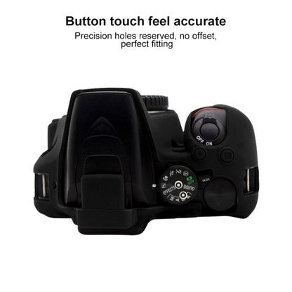 PULUZ Soft Silicone Protective Case for Nikon D3500(Black) by PULUZ