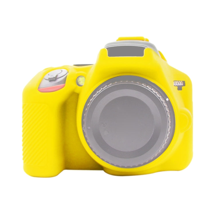 PULUZ Soft Silicone Protective Case for Nikon D3500(Yellow) by PULUZ