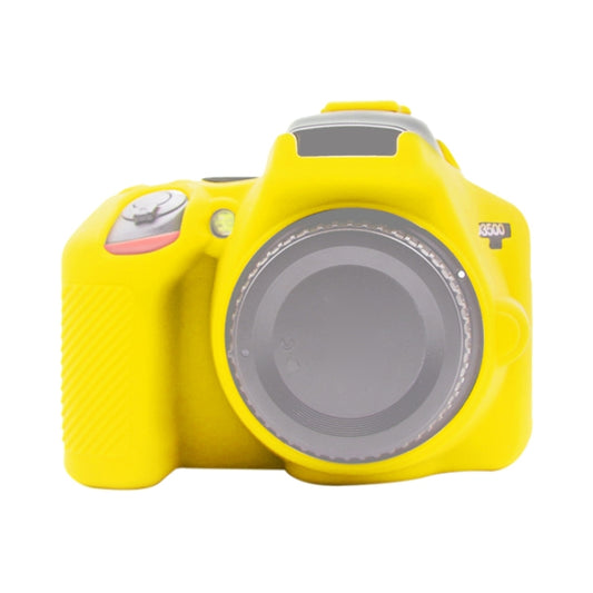 PULUZ Soft Silicone Protective Case for Nikon D3500(Yellow) by PULUZ