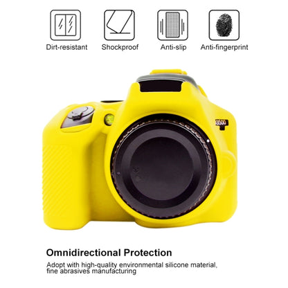 PULUZ Soft Silicone Protective Case for Nikon D3500(Yellow) by PULUZ
