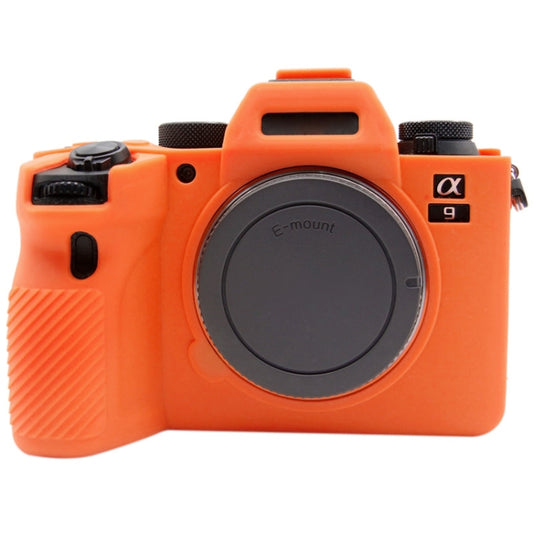 PULUZ Soft Silicone Protective Case for Sony ILCE-9M2/ Alpha 9 II / A92(Orange) by PULUZ