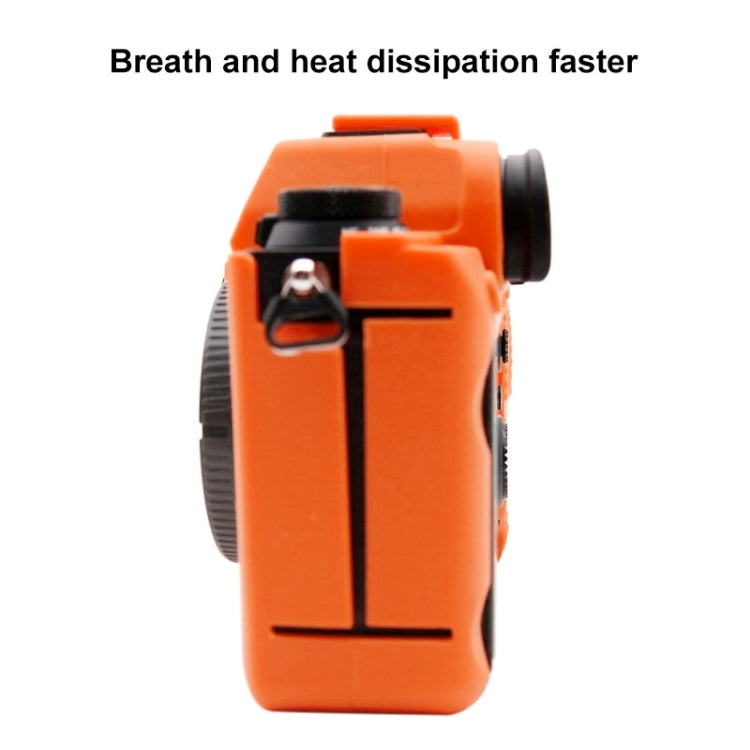 PULUZ Soft Silicone Protective Case for Sony ILCE-9M2/ Alpha 9 II / A92(Orange) by PULUZ