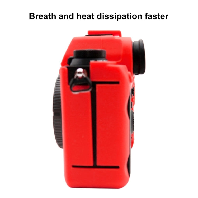 PULUZ Soft Silicone Protective Case for Sony ILCE-9M2/ Alpha 9 II / A92(Red) by PULUZ
