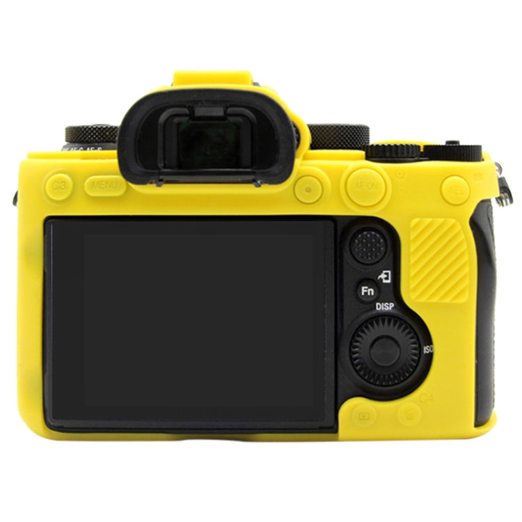 PULUZ Soft Silicone Protective Case for Sony ILCE-9M2/ Alpha 9 II / A92(Yellow) by PULUZ