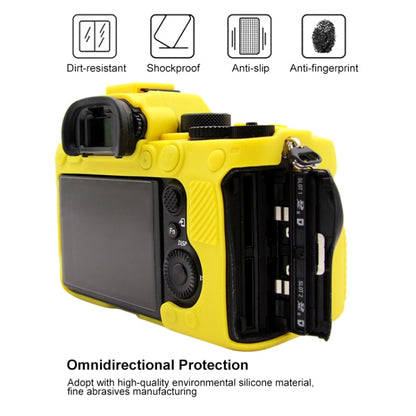 PULUZ Soft Silicone Protective Case for Sony ILCE-9M2/ Alpha 9 II / A92(Yellow) by PULUZ