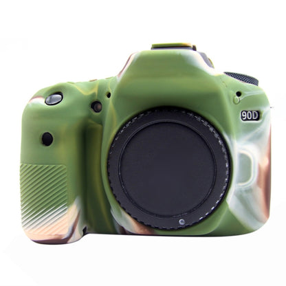 PULUZ Soft Silicone Protective Case for Canon EOS 90D (Camouflage) by PULUZ