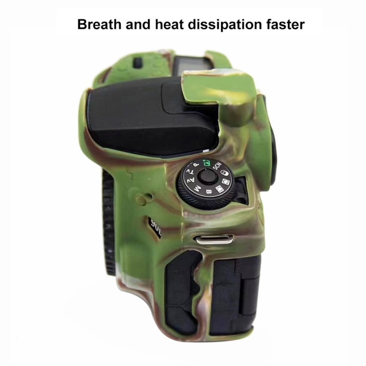 PULUZ Soft Silicone Protective Case for Canon EOS 90D (Camouflage) by PULUZ