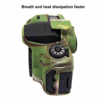 PULUZ Soft Silicone Protective Case for Canon EOS 90D (Camouflage) by PULUZ