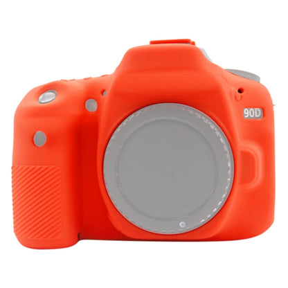 PULUZ Soft Silicone Protective Case for Canon EOS 90D(Red) by PULUZ
