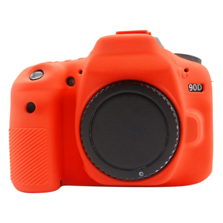 PULUZ Soft Silicone Protective Case for Canon EOS 90D(Red) by PULUZ