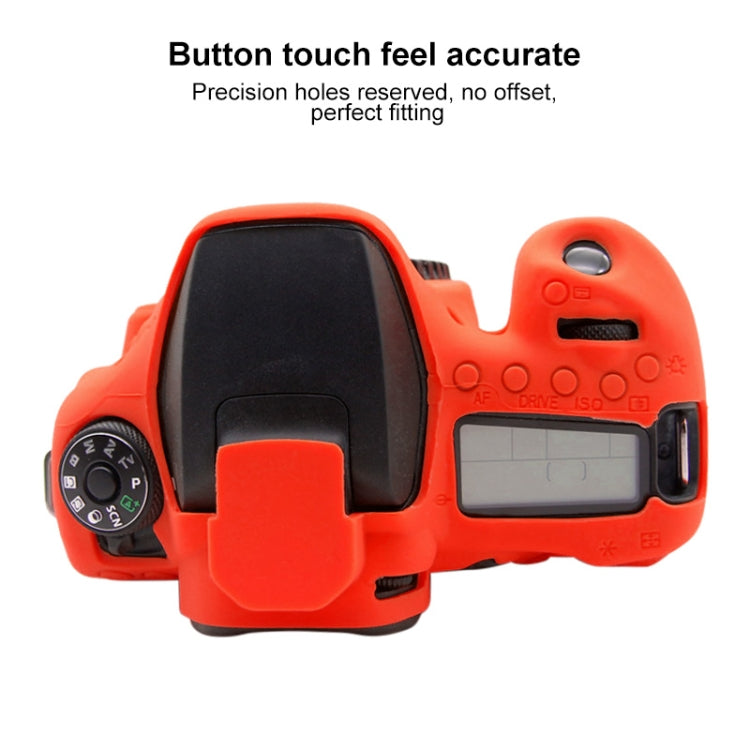 PULUZ Soft Silicone Protective Case for Canon EOS 90D(Red) by PULUZ