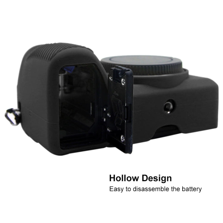 PULUZ Soft Silicone Protective Case for Sony A6600 / ILCE-6600(Black) by PULUZ