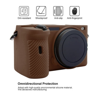 PULUZ Soft Silicone Protective Case for Sony A6600 / ILCE-6600(Coffee) by PULUZ