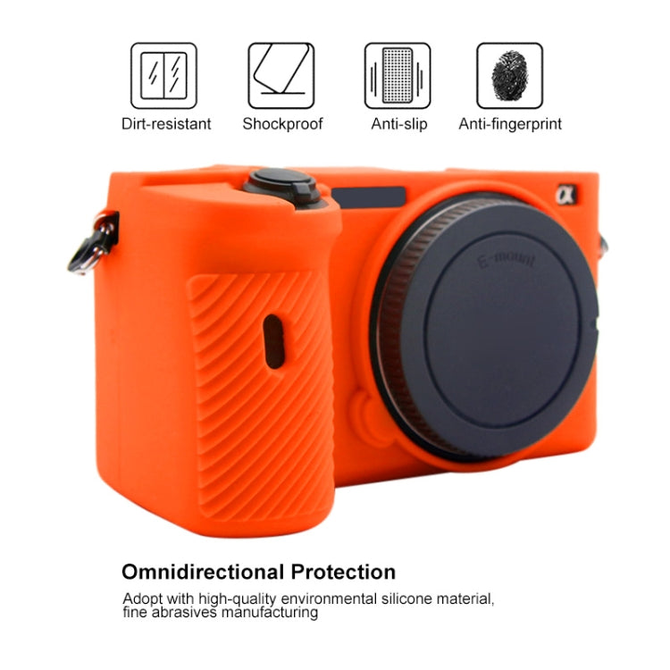 PULUZ Soft Silicone Protective Case for Sony A6600 / ILCE-6600(Orange) by PULUZ