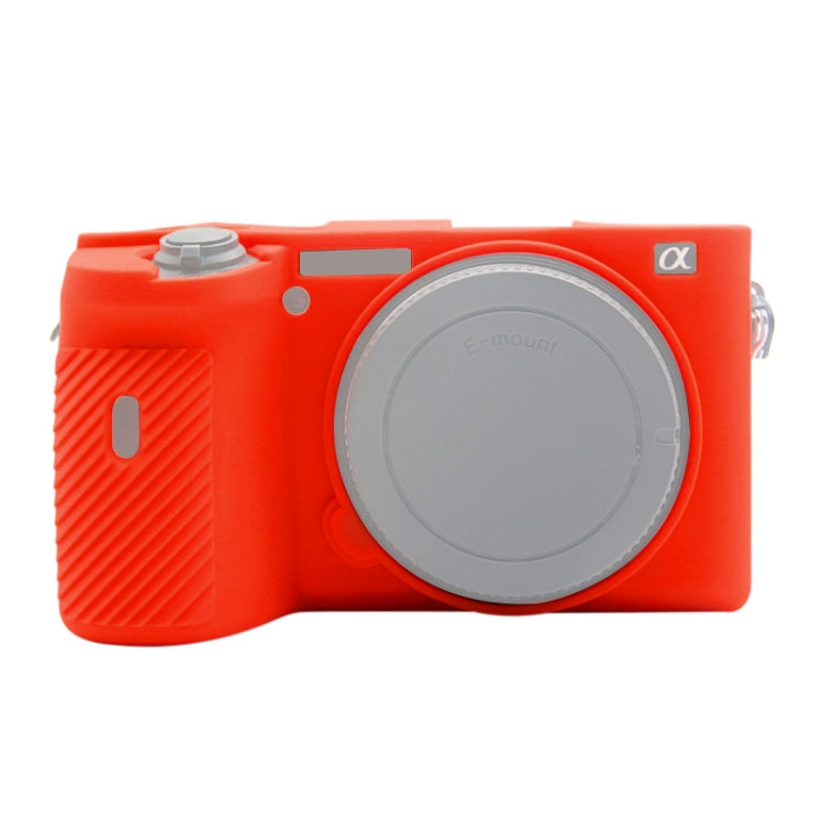 PULUZ Soft Silicone Protective Case for Sony A6600 / ILCE-6600(Red) by PULUZ