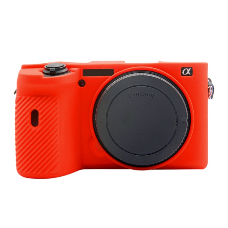 PULUZ Soft Silicone Protective Case for Sony A6600 / ILCE-6600(Red) by PULUZ