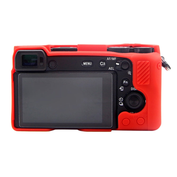 PULUZ Soft Silicone Protective Case for Sony A6600 / ILCE-6600(Red) by PULUZ