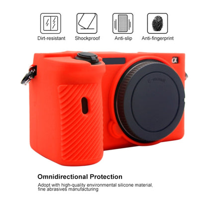 PULUZ Soft Silicone Protective Case for Sony A6600 / ILCE-6600(Red) by PULUZ