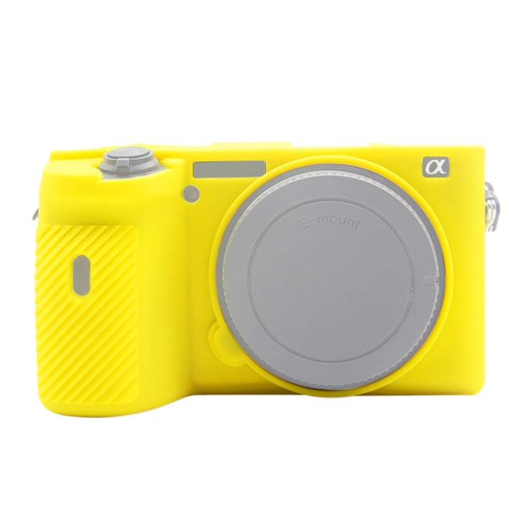 PULUZ Soft Silicone Protective Case for Sony A6600 / ILCE-6600(Yellow) by PULUZ