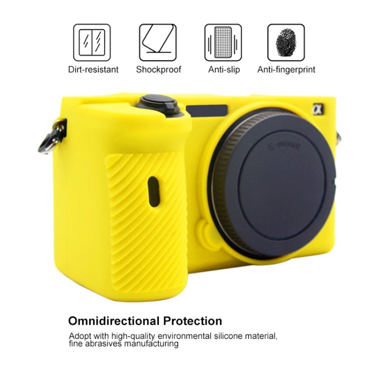 PULUZ Soft Silicone Protective Case for Sony A6600 / ILCE-6600(Yellow) by PULUZ