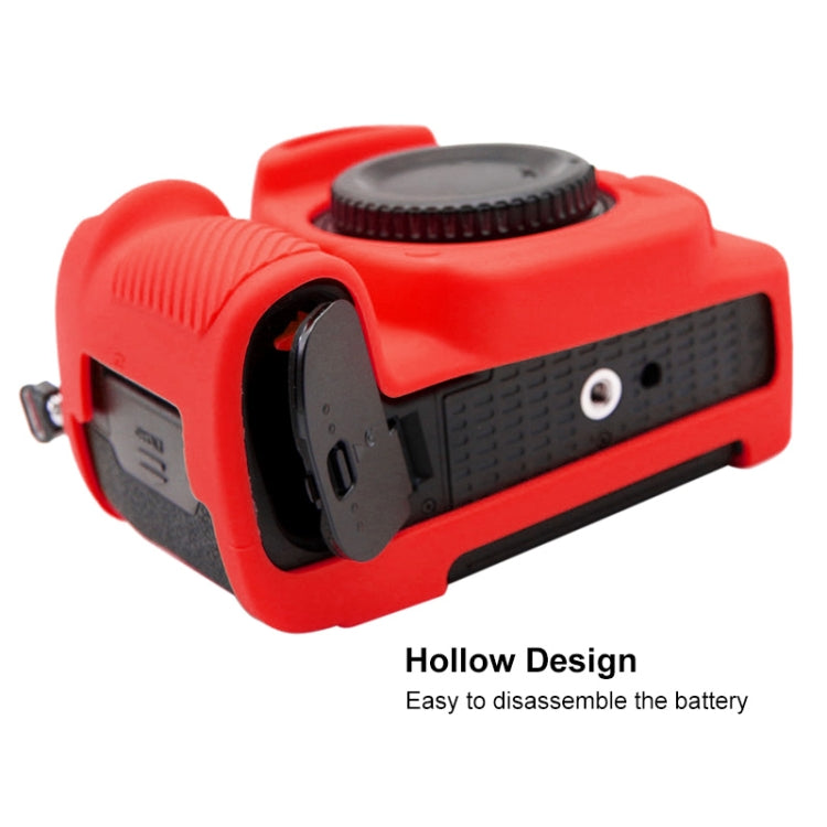 PULUZ Soft Silicone Protective Case for Nikon D780(Red) by PULUZ