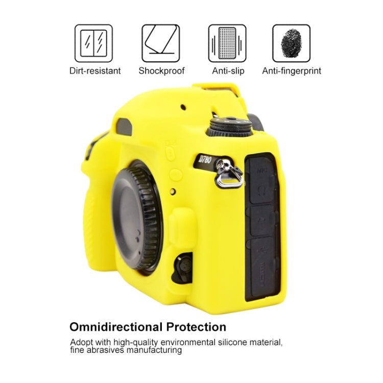 PULUZ Soft Silicone Protective Case for Nikon D780(Yellow) by PULUZ