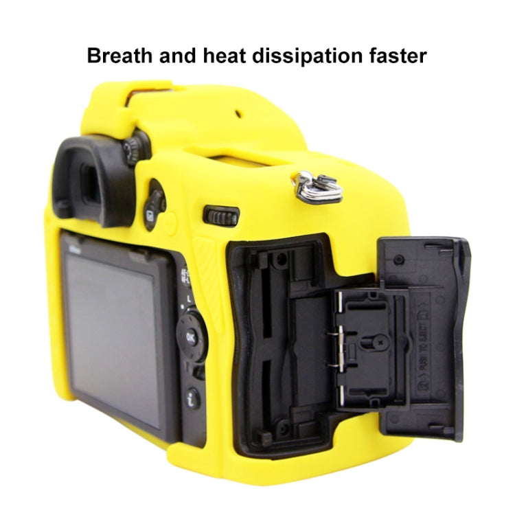 PULUZ Soft Silicone Protective Case for Nikon D780(Yellow) by PULUZ
