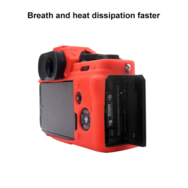 PULUZ Soft Silicone Protective Case for Fujifilm X-T4(Red) by PULUZ