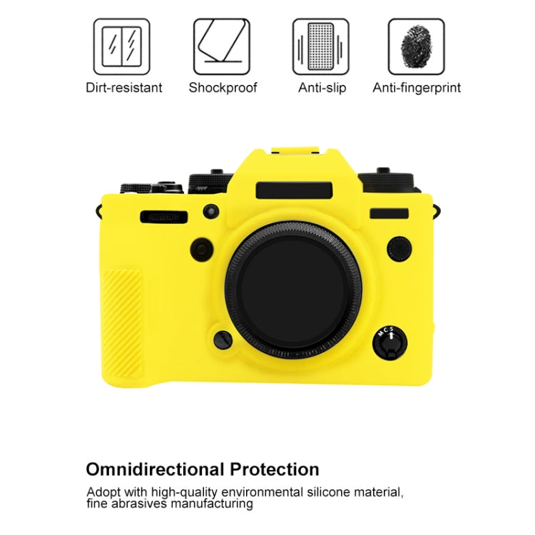PULUZ Soft Silicone Protective Case for Fujifilm X-T4(Yellow) by PULUZ
