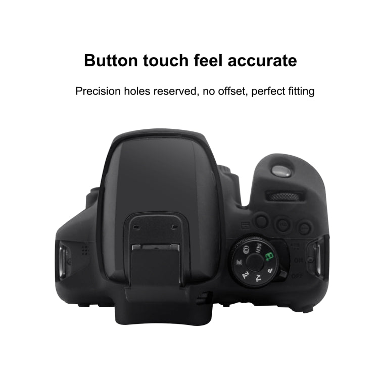 PULUZ Soft Silicone Protective Case for Canon EOS 850D(Black) by PULUZ