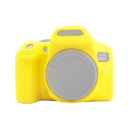 PULUZ Soft Silicone Protective Case for Canon EOS 850D(Yellow) by PULUZ