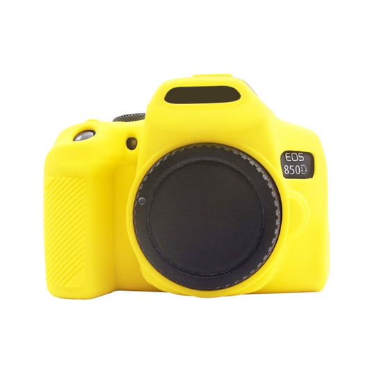 PULUZ Soft Silicone Protective Case for Canon EOS 850D(Yellow) by PULUZ